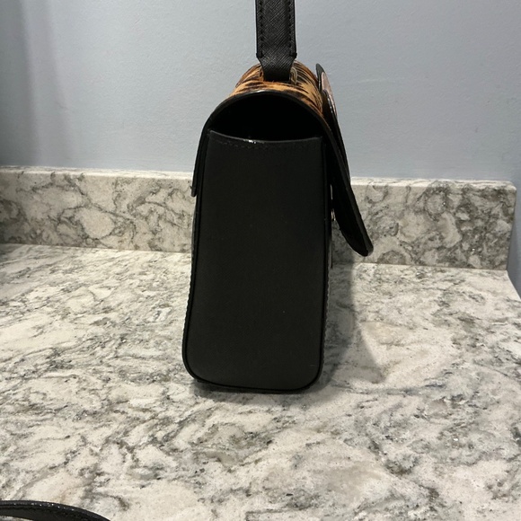 Kate Spade New York Run Wild Leopard Kerrie Cat Handbag Crossbody - Picture 6 of 8